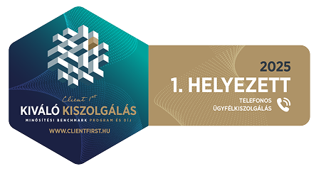 Kiválóság az telefonos ügyfélkiszolgálásban díjazott